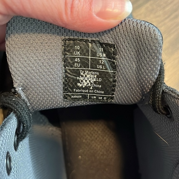 Dr Martens Black Low Lace Up Boots Size 11 - Picture 7 of 10